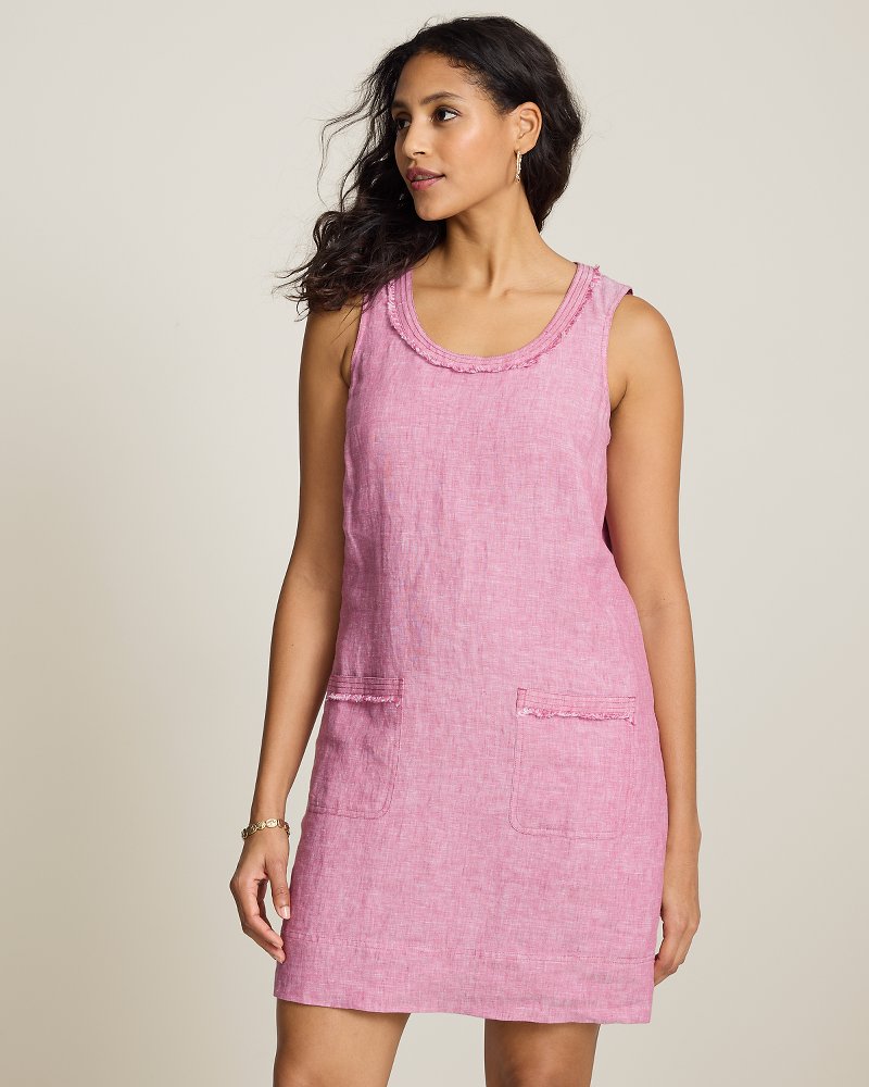 Two Palms Patch Pocket Linen Dress