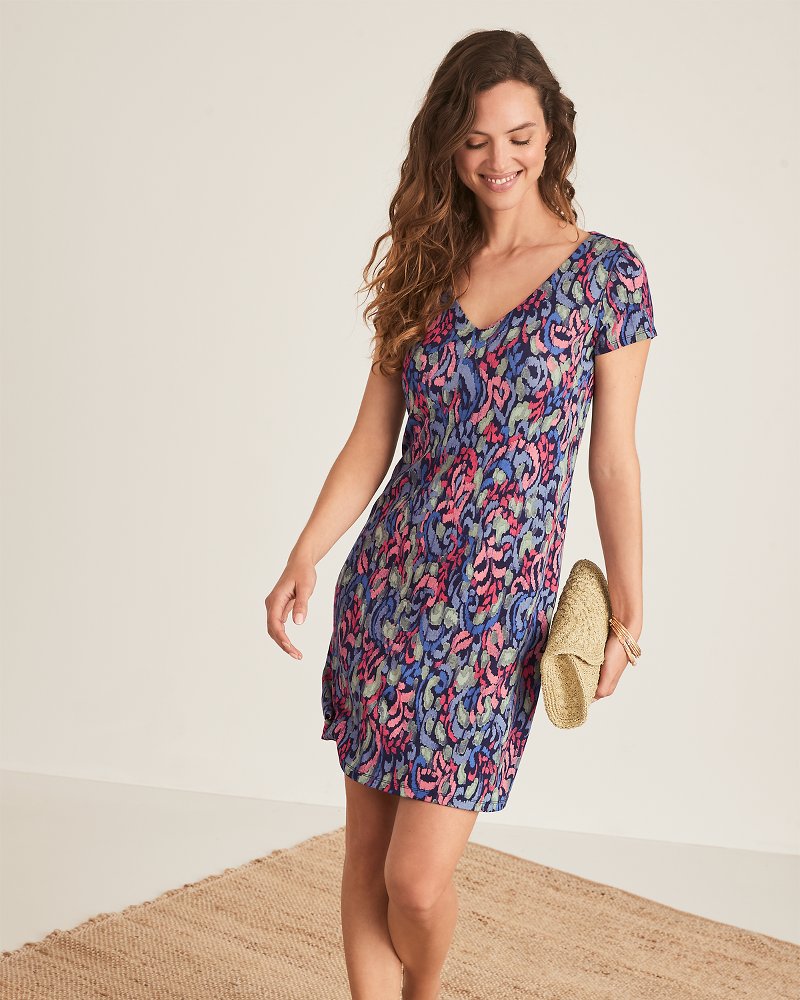Darcy Sunlit Seas V-Neck Dress