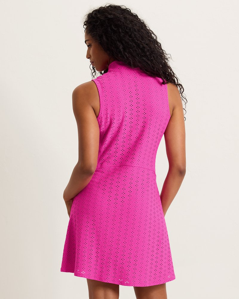 Abby Eyelet Half-Zip IslandZone Dress thumbnail 3