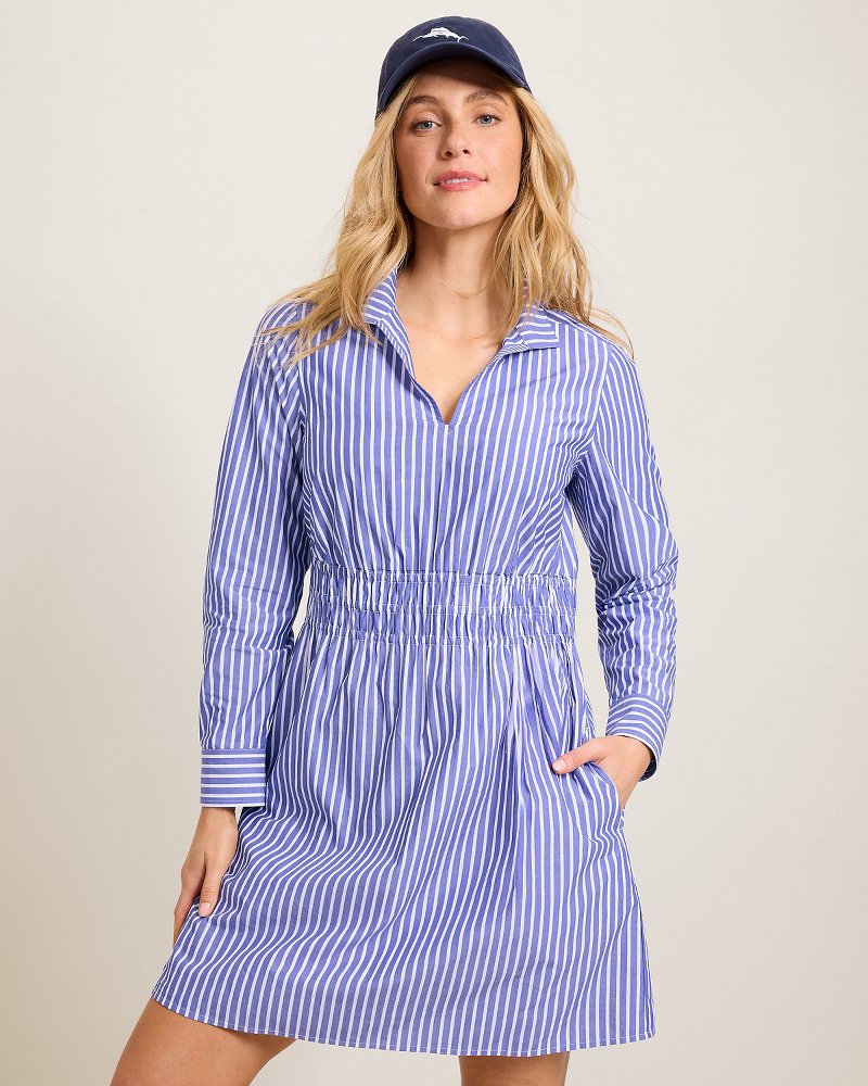 Harbor Isle Long-Sleeve Shirt Dress