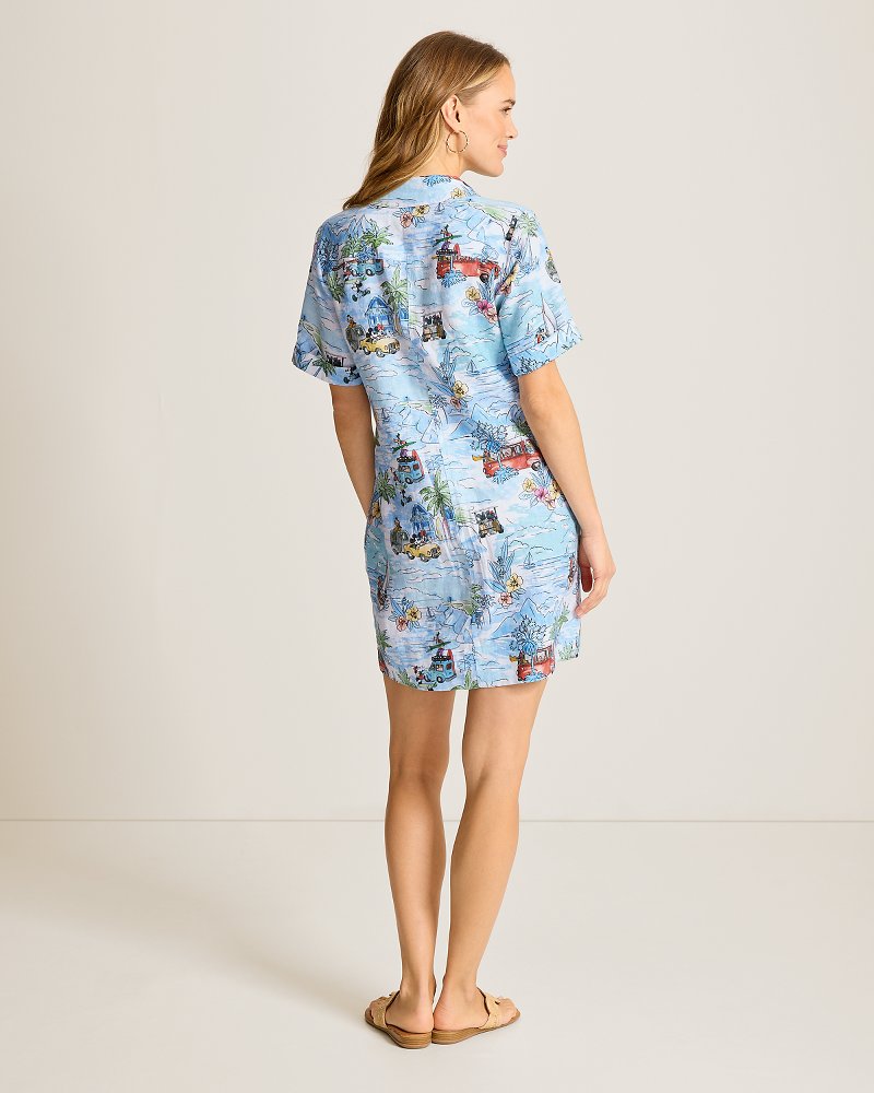 Disney Friends on the Move Linen Shift Dress thumbnail 3