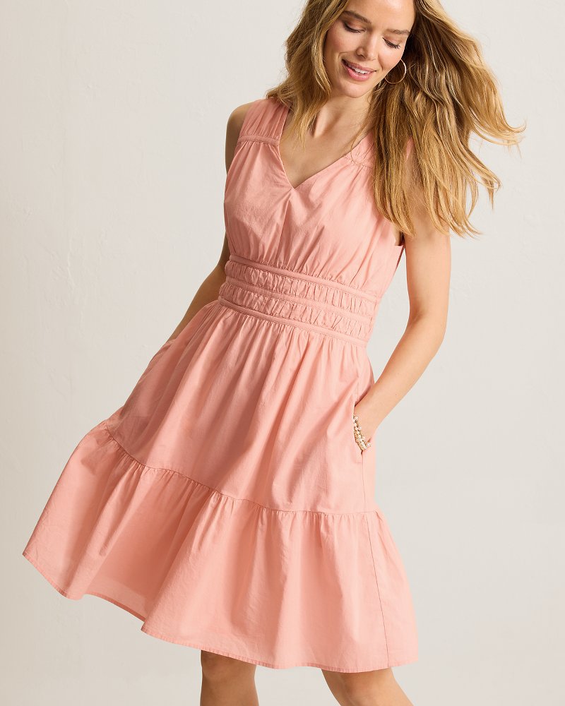 Voile Voyage Sleeveless Short Dress