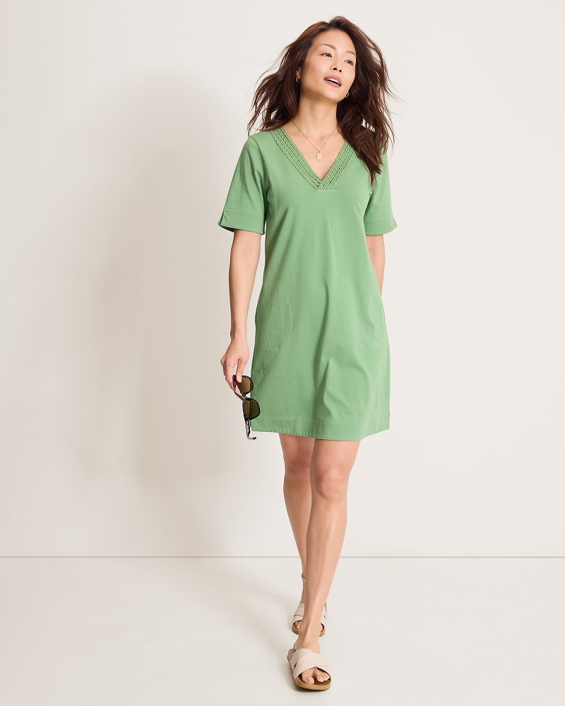 Islandscape Jersey Braided Trim Dress thumbnail 4
