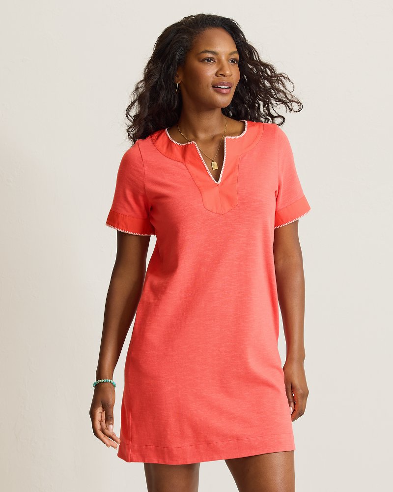 Sunset Harbor Blanket Stitch Dress thumbnail 4