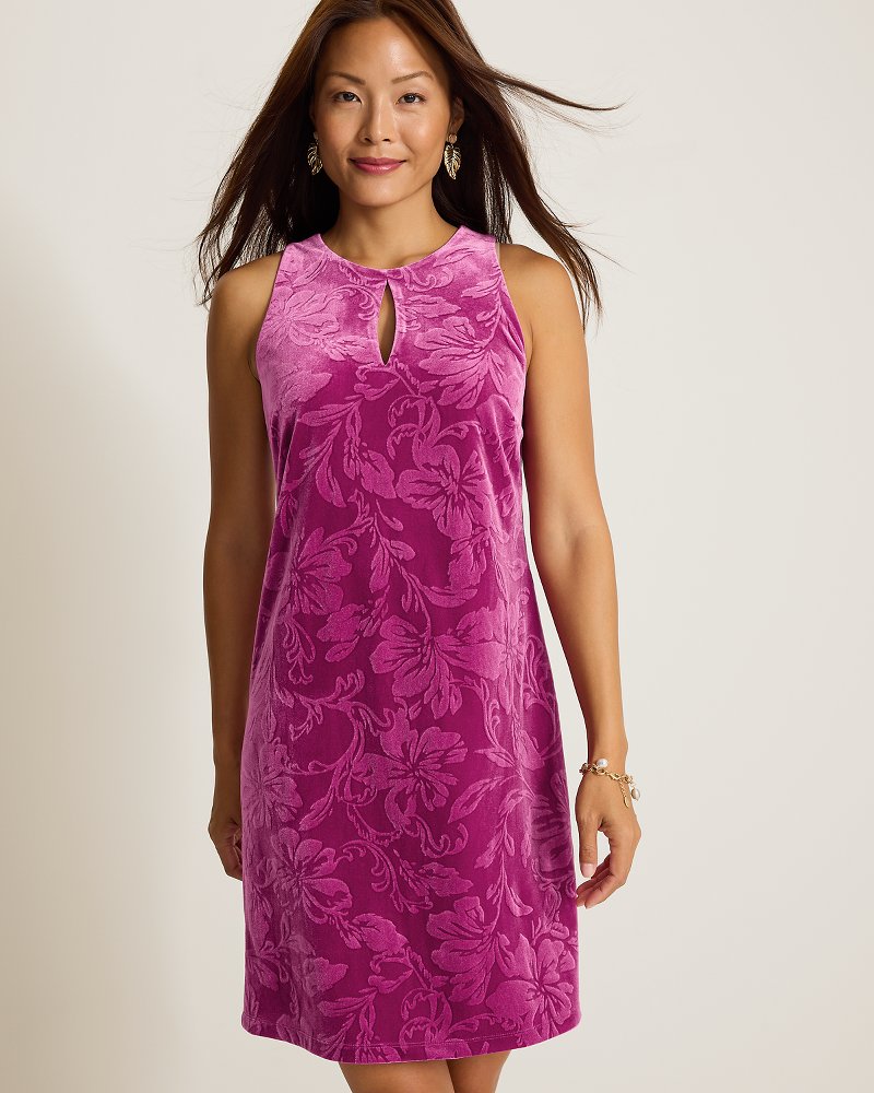 Jasmina Botanical Breeze Velvet Dress