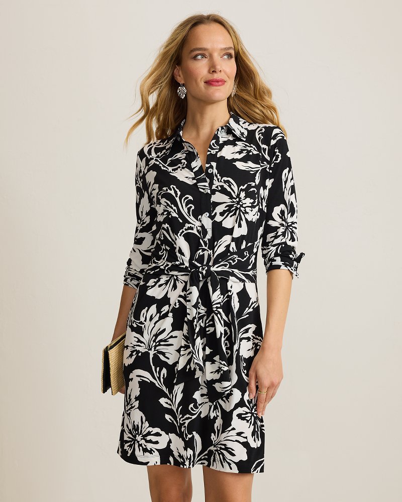 Carmela Botanical Breeze Long-Sleeve Dress