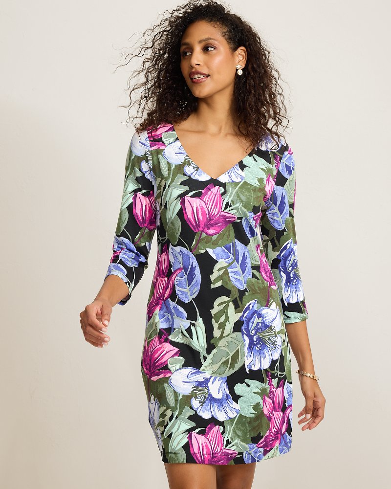 Darcy Coasta Bloom 3/4-Sleeve Dress