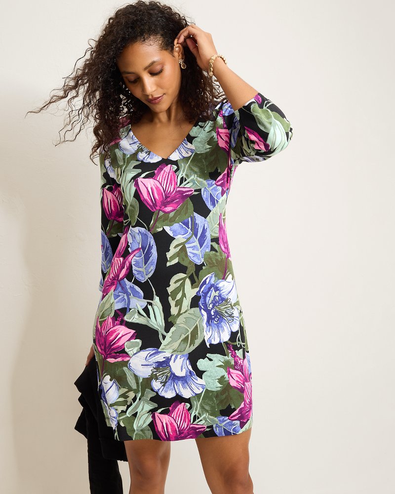 Darcy Coasta Bloom 3/4-Sleeve Dress