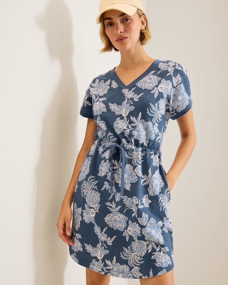 Marina Del Mar Breezy Blooms Cinch-Waist Dress