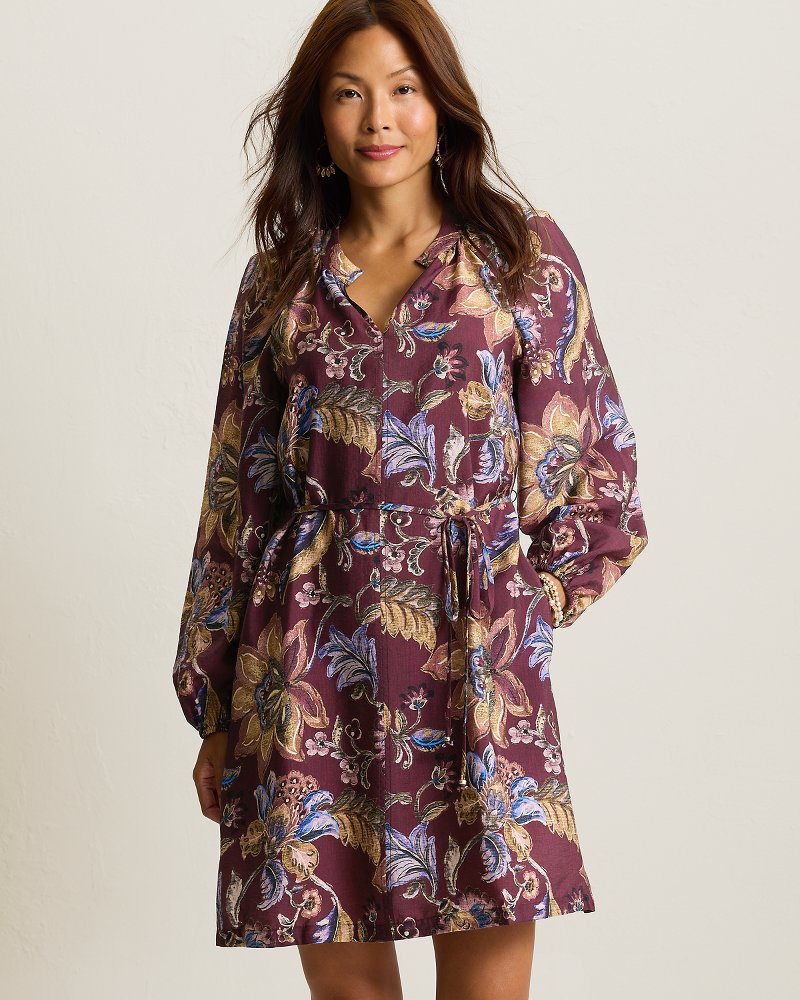 Mesa Shores Long-Sleeve Short Dress