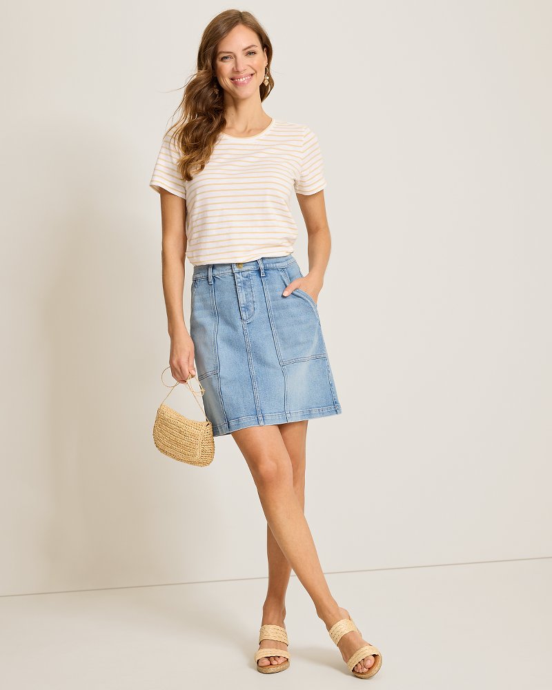Denim Field Skirt