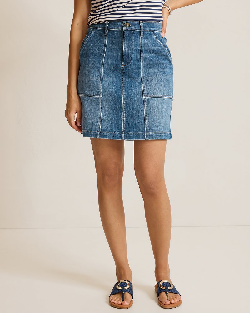 Denim Field Skirt