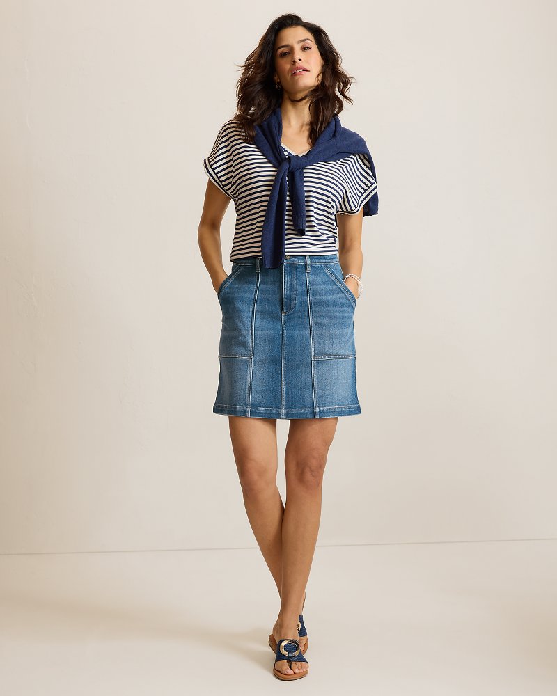 Denim Field Skirt