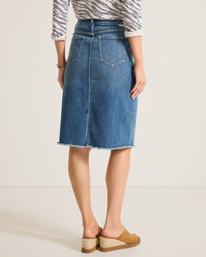 Denim Midi Skirt