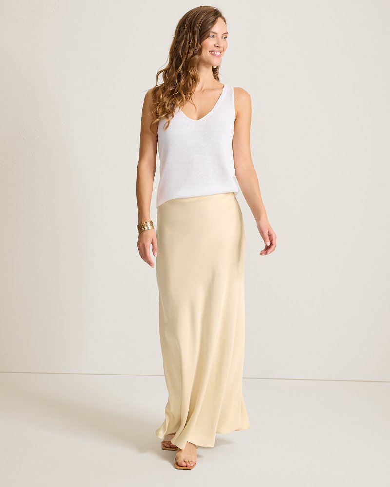 Satin Maxi Skirt 