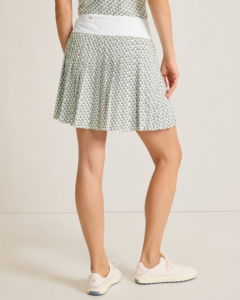 Thumbnail for Alicia Puerto Palms Pleated IslandZone Skort