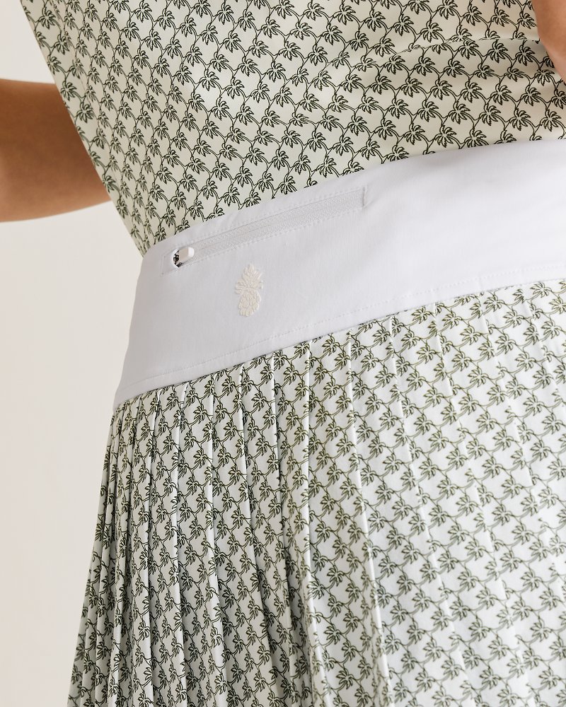 Thumbnail for Alicia Puerto Palms Pleated IslandZone Skort
