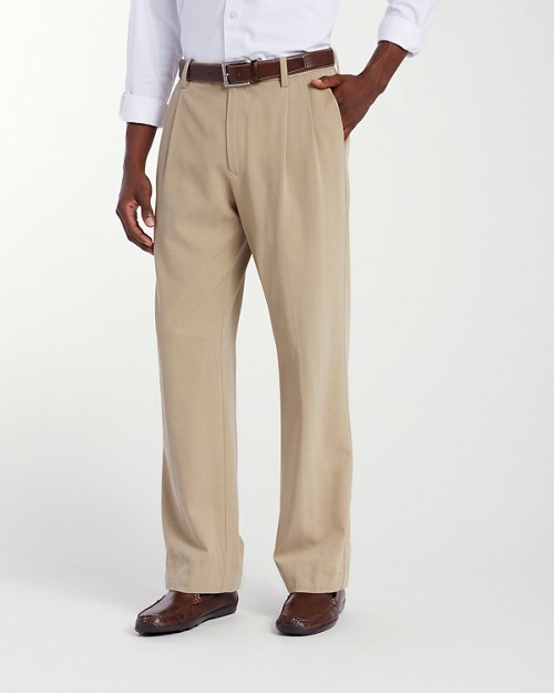 New St. Thomas Relaxed Double-Pleat Pants
