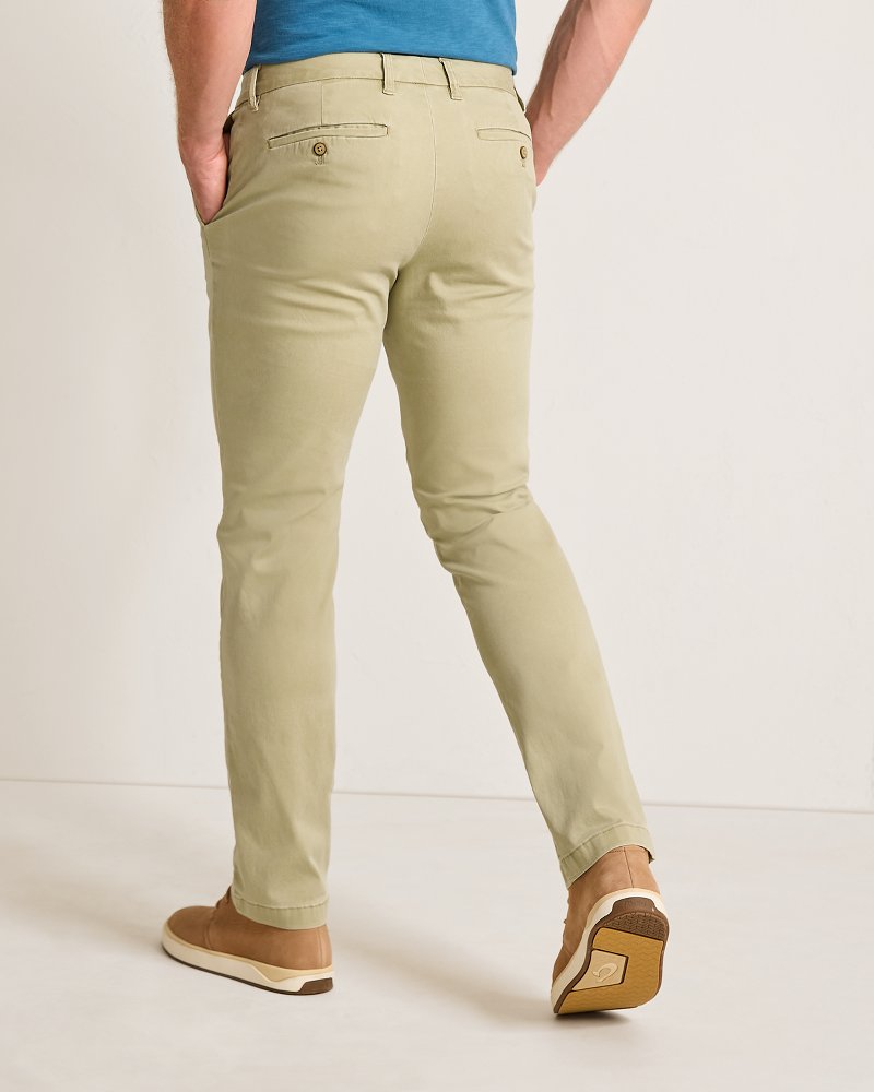 POLO RALPH LAUREN STRETCH SLIM FIT CHINO PANT, Military green Men's Casual  Pants