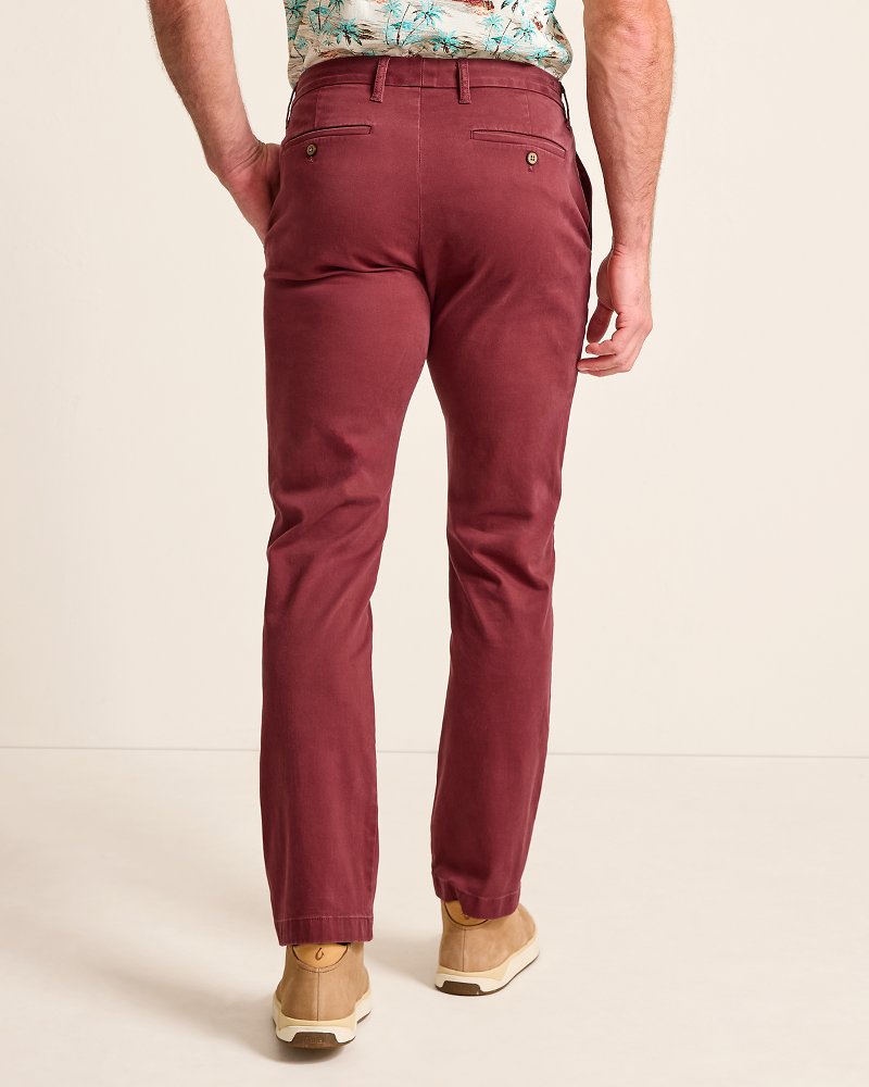 Boracay Flat-Front Chino Pants