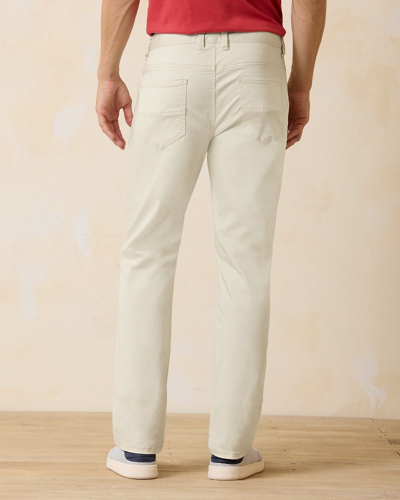 Tommy Bahama, Pants, Tommy Bahamaflat Front Tan Beige Pants Size 36x32  Cotton Stretch Casual