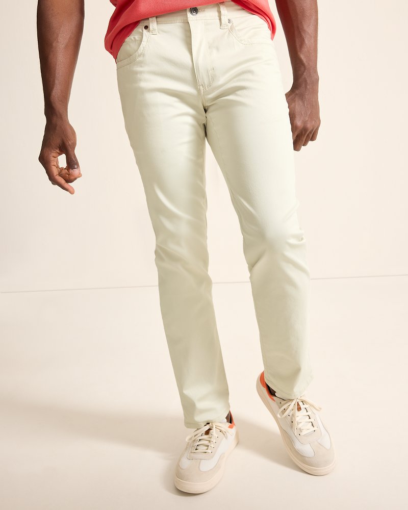 AMELIA OFF WHITE LINEN BLEND PANT