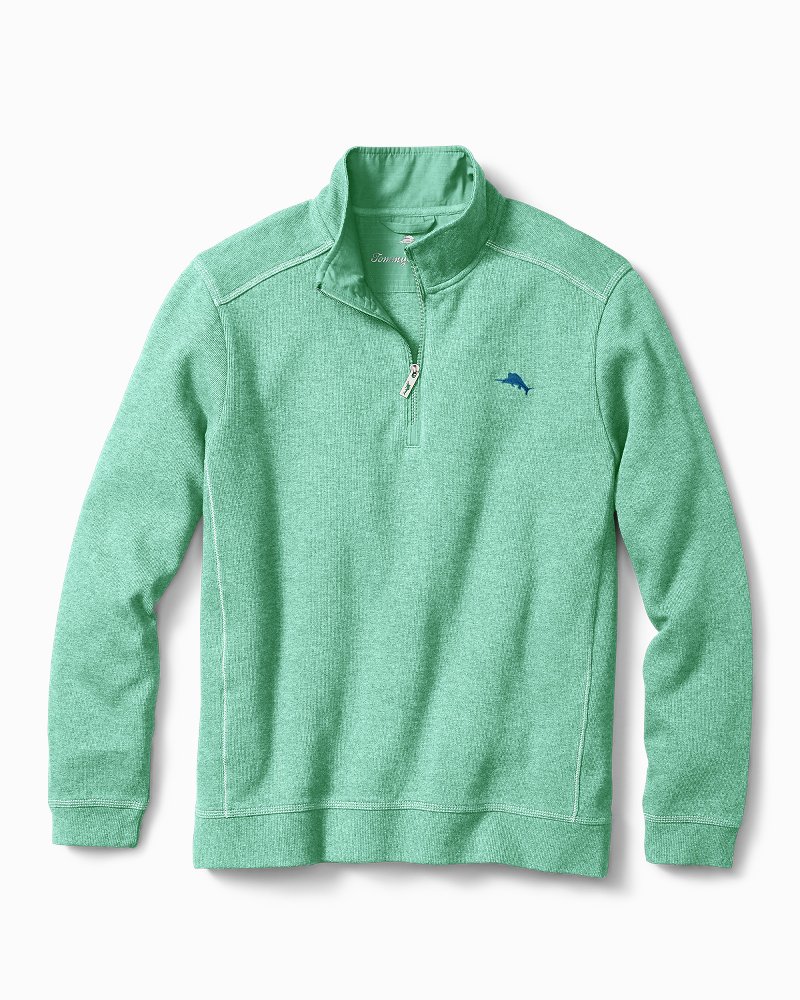 tommy bahama half zip sweatshirt