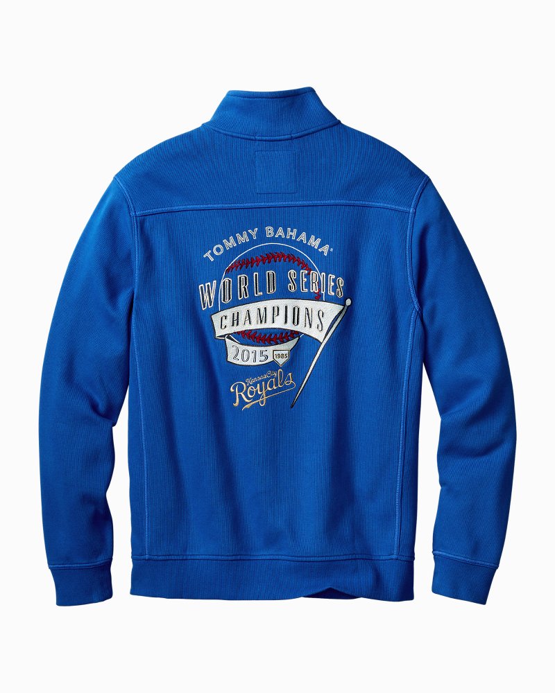 Royals Baseball Antigua Men's Kansas City Royals Victory Cardigan