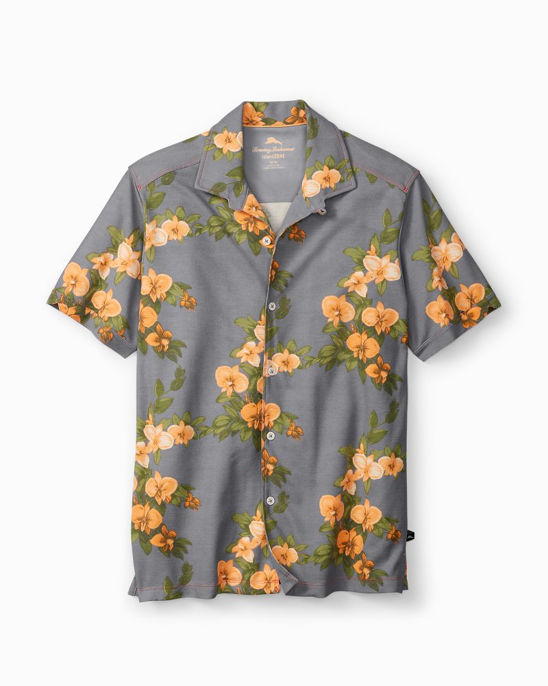 Lanai Lagoon Tropicool IslandZone® Knit Camp Shirt