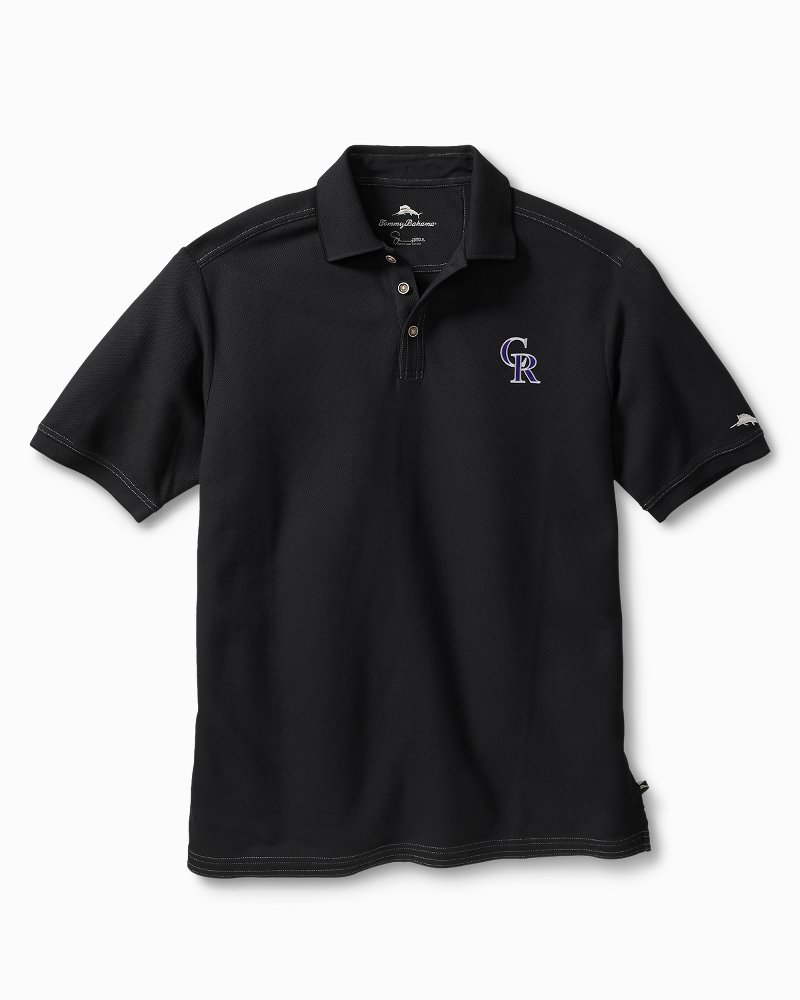 Colorado Rockies MLB Baseball Coors Field Staff Polo Short Sleeve Shirt  Men’s L