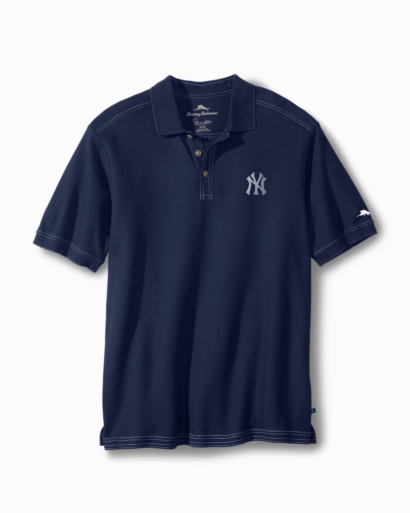 Tommy Bahama New York Yankees Mens Medium MLB Baseball Silk Camp