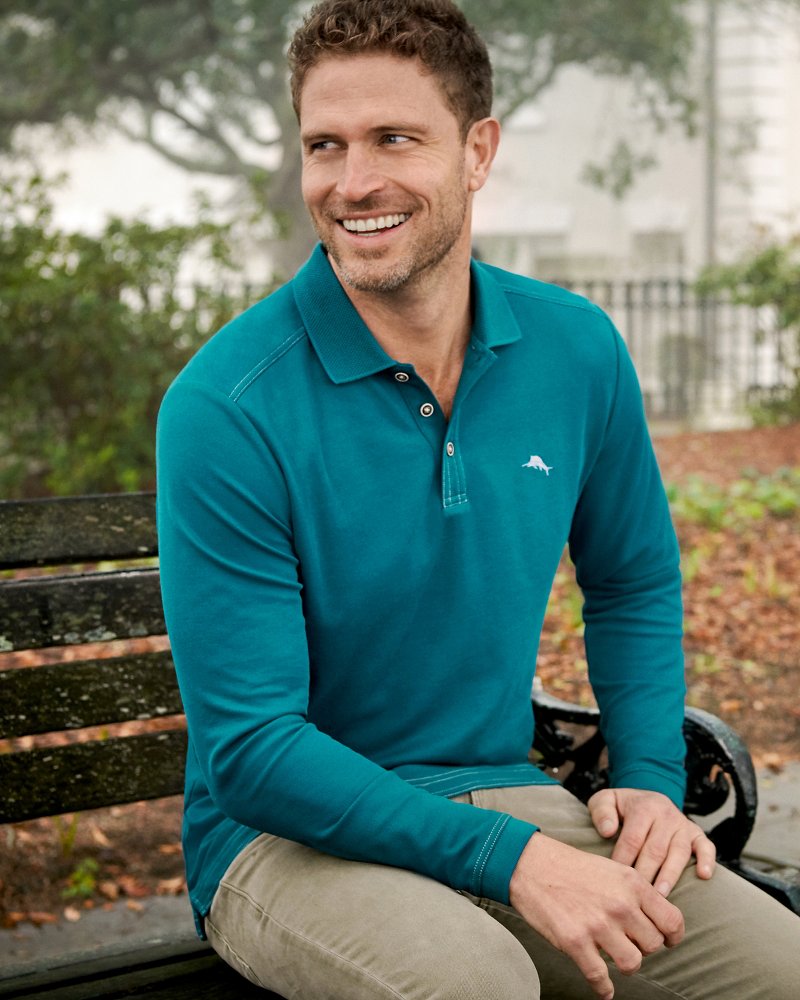 tommy bahama emfielder long sleeve polo