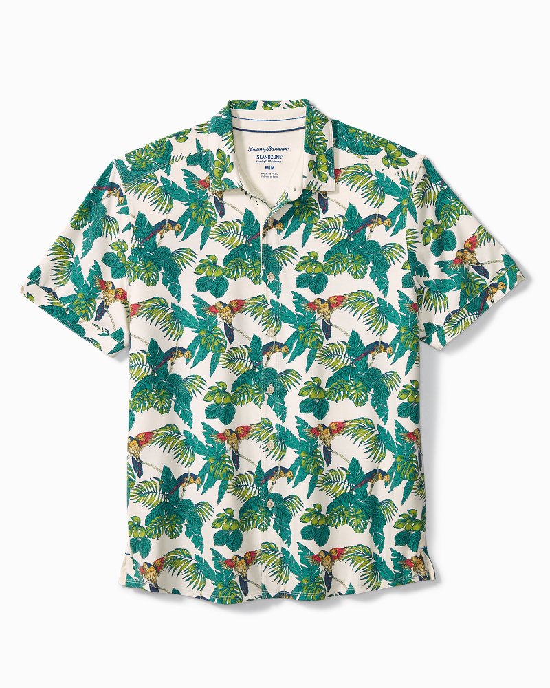 Tommy Bahama The 12 Drinks Of Parrots Tropical Button-down Shirt