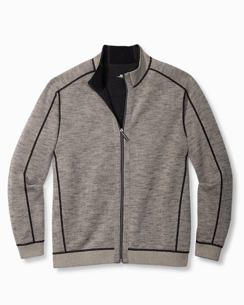 tommy bahama full zip sweatshirt