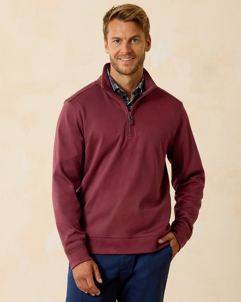 martinique half zip sweatshirt