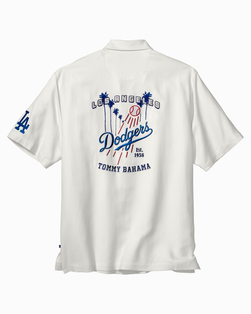 Tommy Bahama White Los Angeles Dodgers Go Big Or Go Home Camp