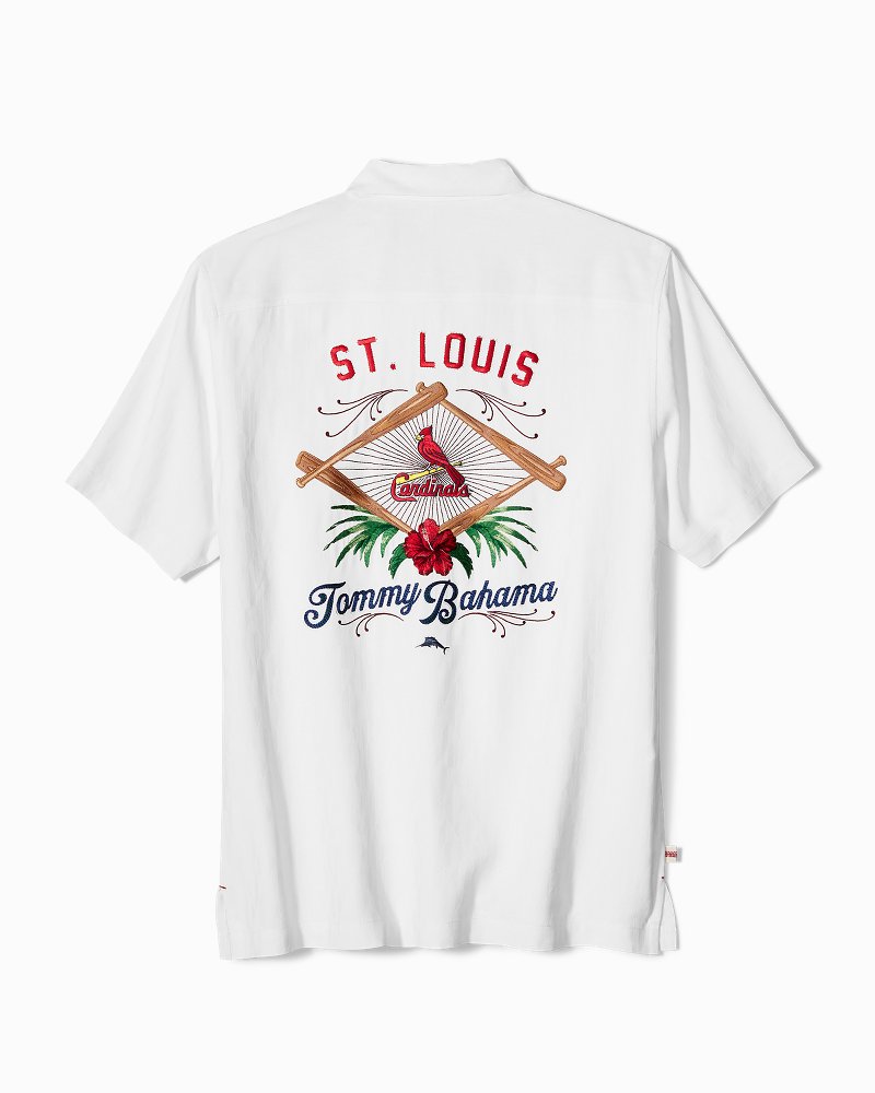 Best St Louis Cardinals Dad Ever Baseball MLB Fathers Day Men's T-Shir