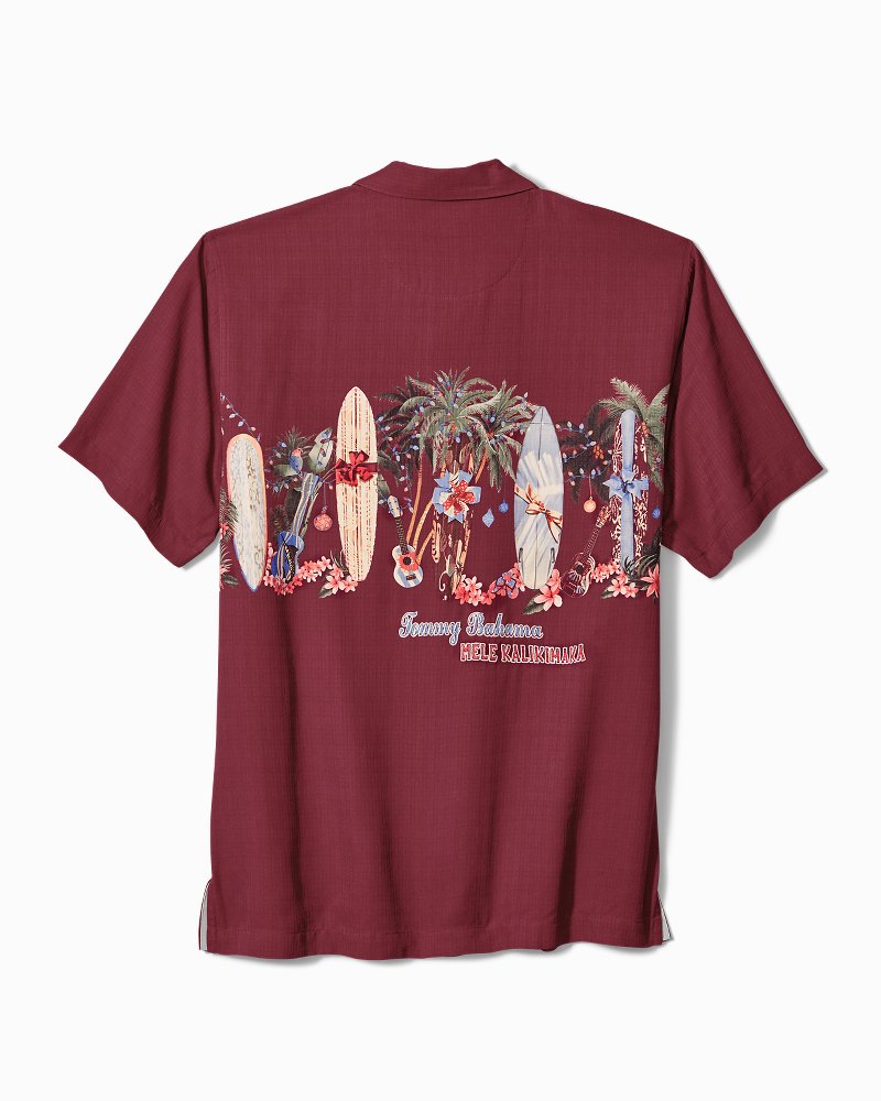 Tommy bahama mele hot sale kalikimaka camp shirt