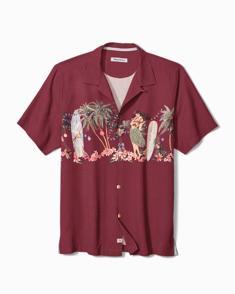 Tommy Bahama Mele Kalikimaka Silk Camp Shirt