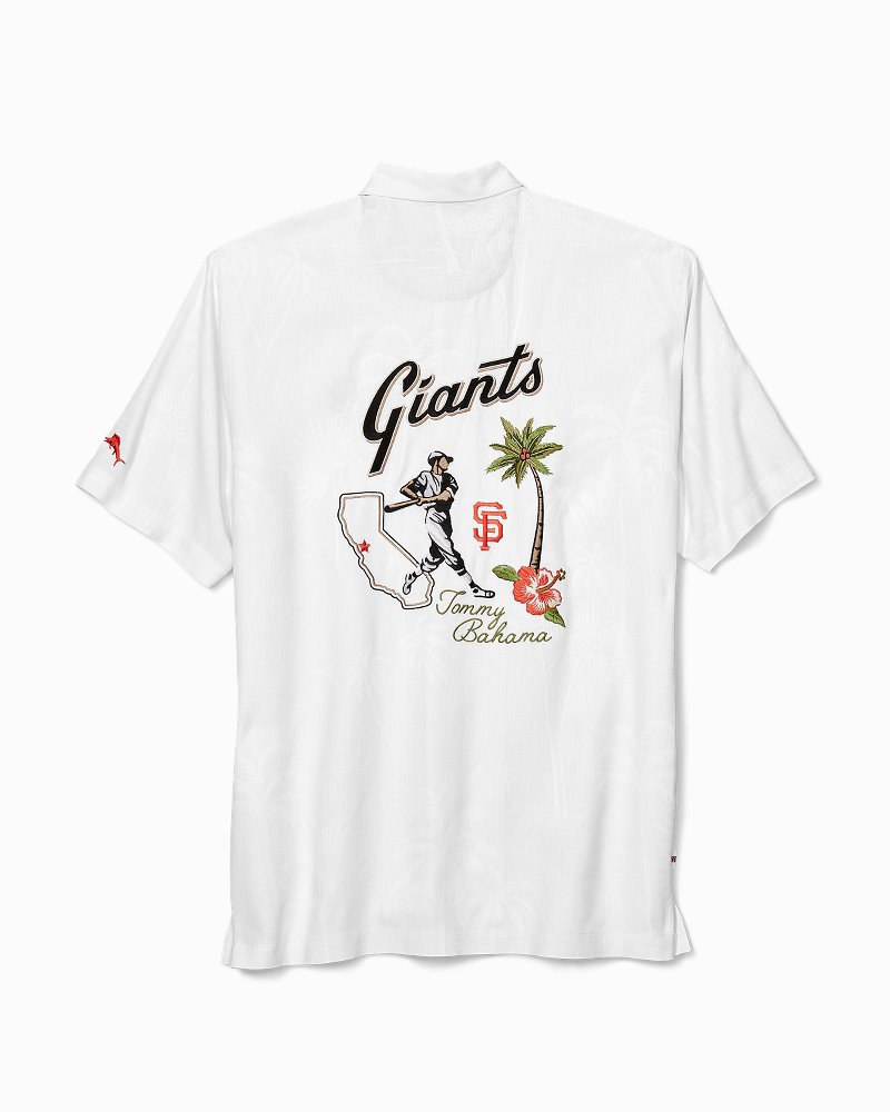 Tommy Bahama Play Ball Baseball SF Giants Graphic T-Shirt Large
