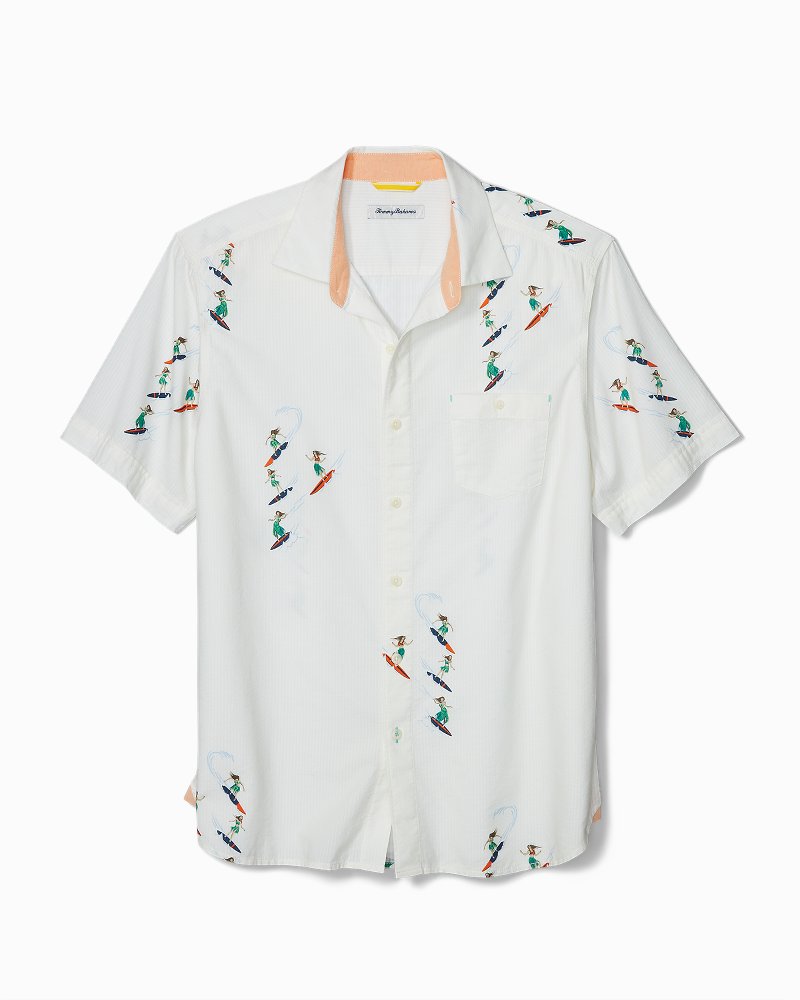 Hot Tropics Silk Camp Shirt