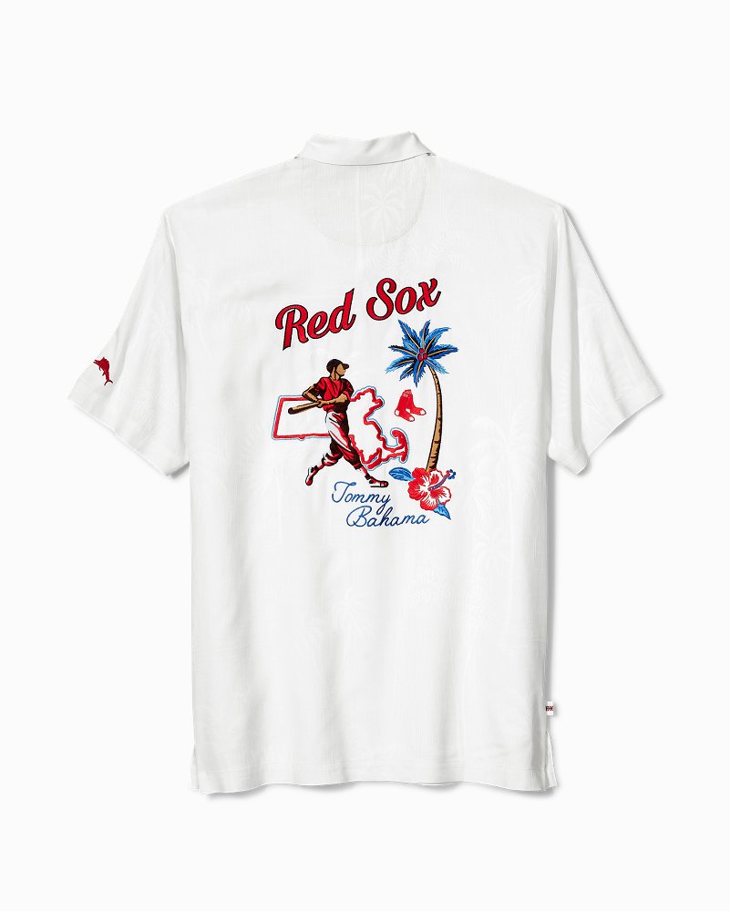 tommy bahama red sox shirt