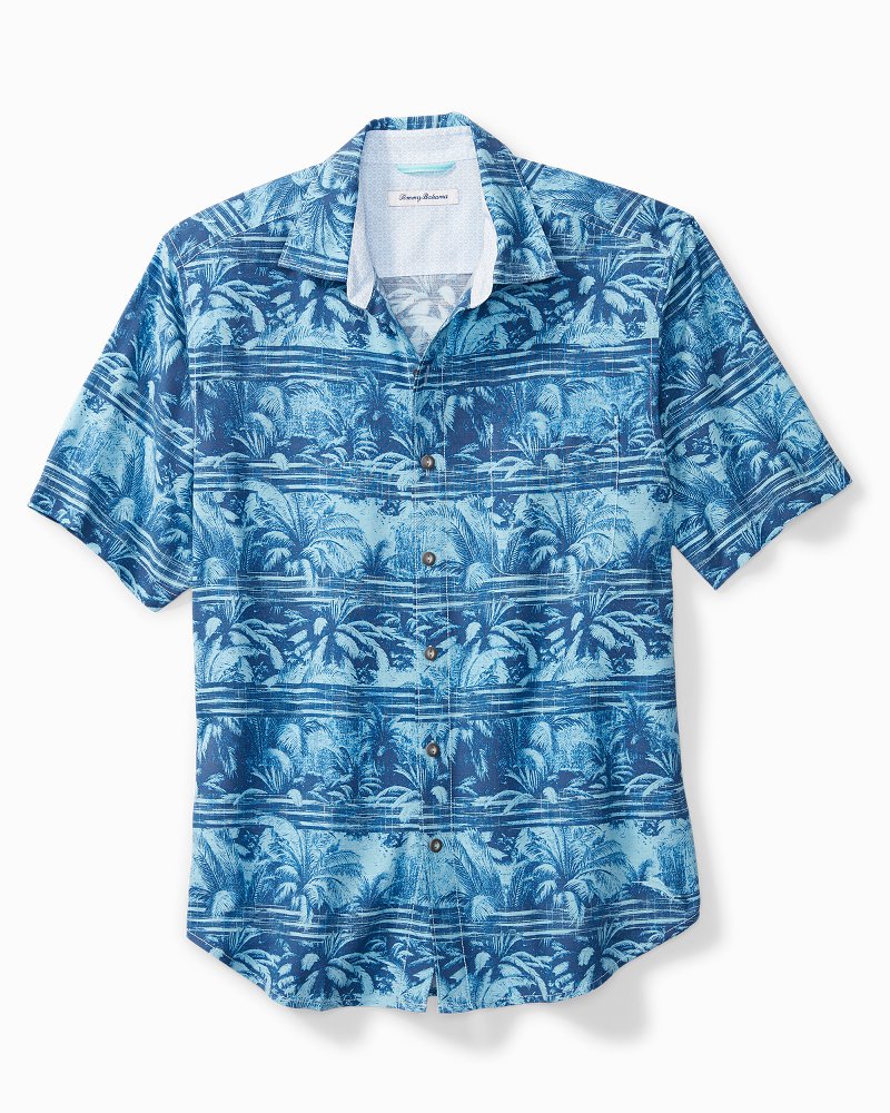 Tommy Bahama Men's Digital Palms Silk Short Sleeve Camp Shirt, Created for  Macy's - Macy's