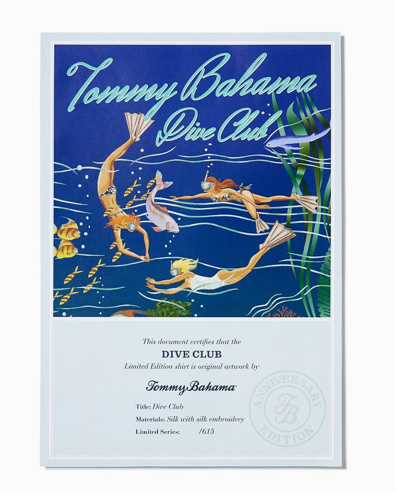 Tommy bahama dive club shop shirt