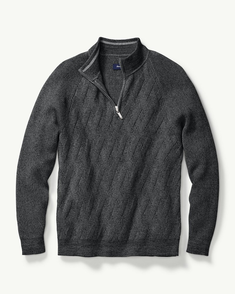 Ocean Crest Half-Zip Sweater