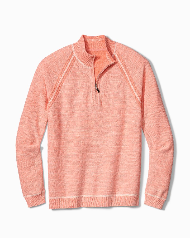 tommy bahama half zip sweater