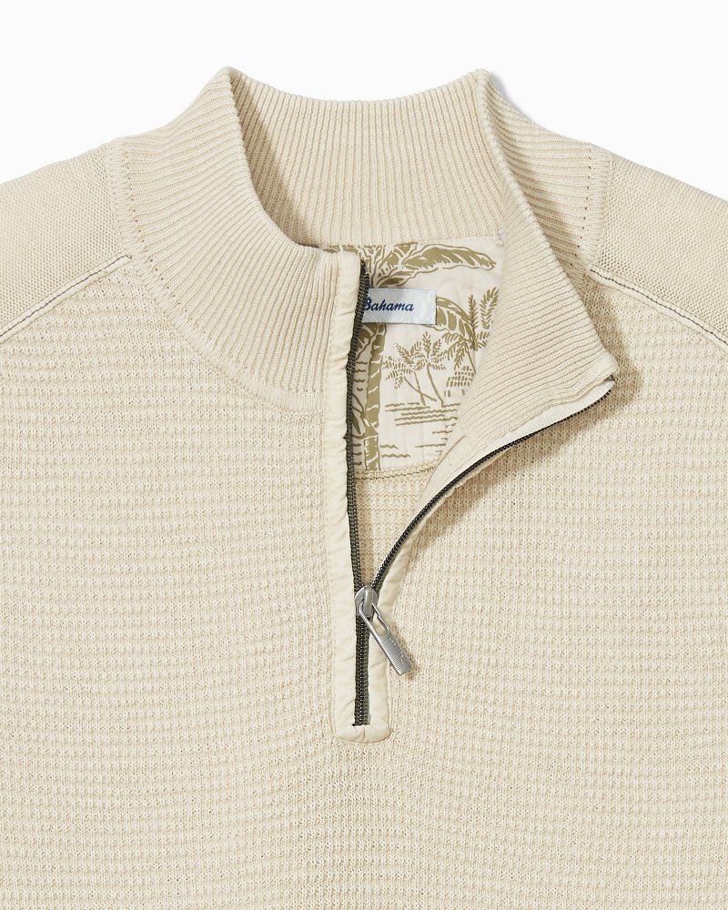 Island Tide Half-Zip Sweater