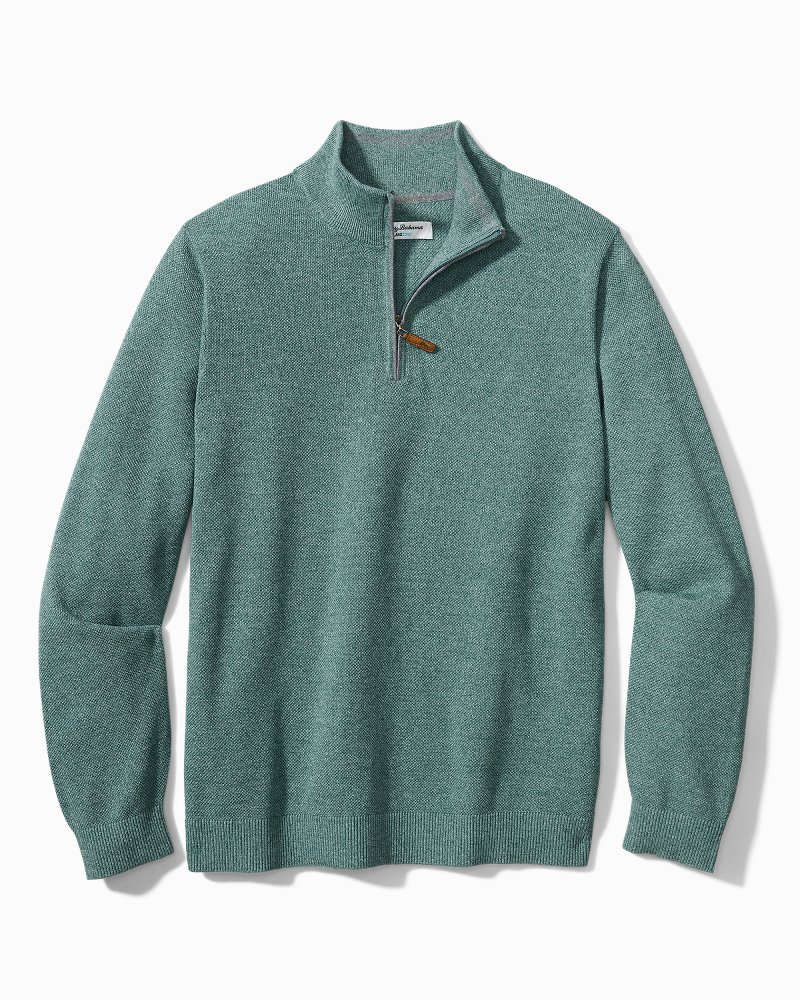 Tommy bahama deals half zip pullover