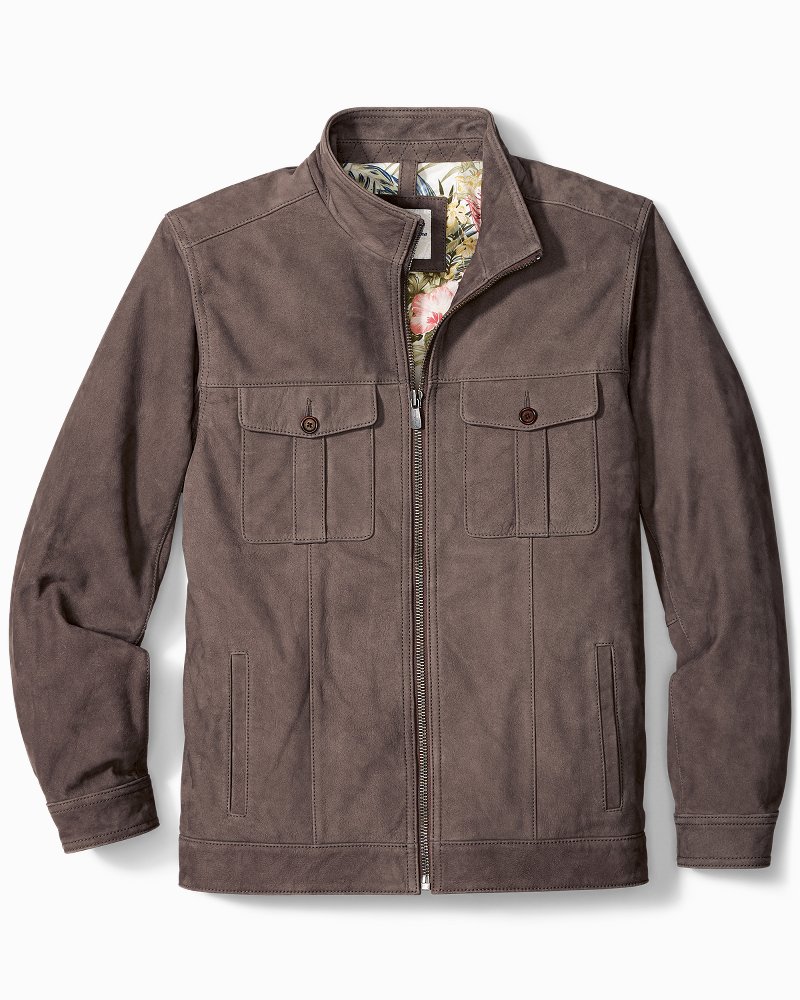 Tommy bahama men's clearance leather jacket