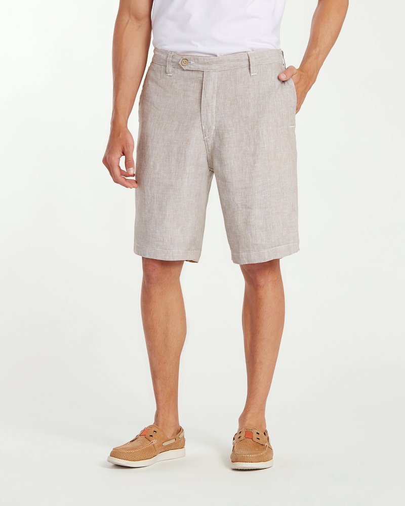 Island Duo 10 Inch Reversible Linen Shorts